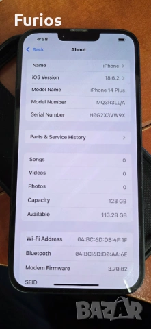 iPhone 14 Plus, 128GB