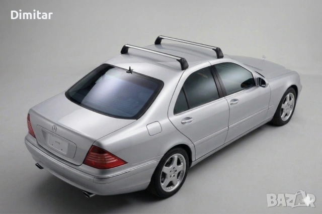 Mercedes w220 Багажник за покрив (напречни греди, релси, рейлинг), снимка 3 - Аксесоари и консумативи - 53949154