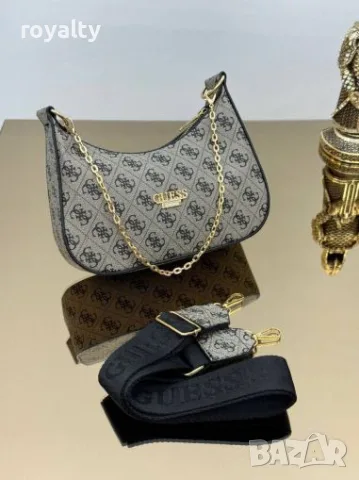 Guess Нова Дамска Кожена Чанта Различни Цветове и Модели Гес, снимка 9 - Чанти - 55340635