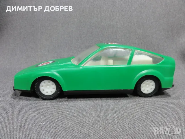 СТАРА РЕТРО СОЦ НРБ ПЛАСТМАСОВА ИГРАЧКА КОЛИЧКА ALFA ROMEO ZAGATO ЕМИ СИЛИСТРА, снимка 2 - Колекции - 55531120