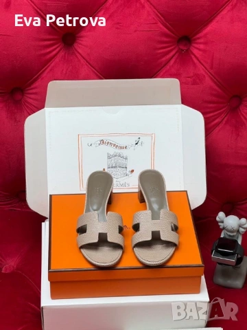 Hermes Oran 39,40 дамски чехли, снимка 2 - Чехли - 54608300