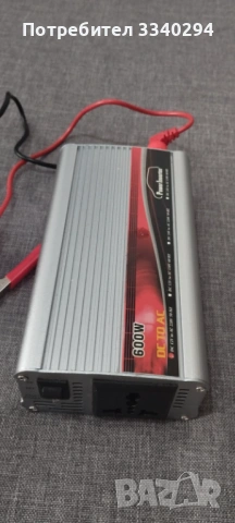 Инвертор Power Inverter 600 W, 12 V към 220 V, снимка 2 - Друга електроника - 54654246