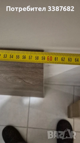 дъб коняк гръбче 16мм 60смх59см, снимка 2 - Шкафове - 54947429
