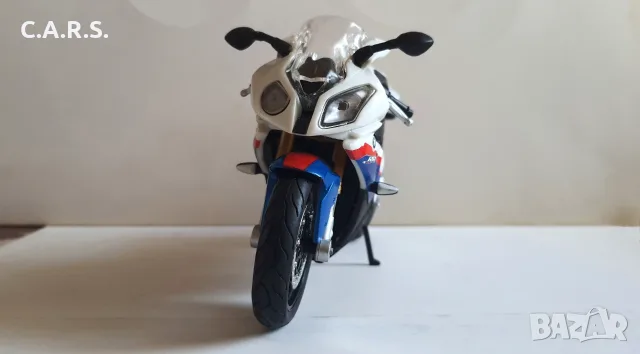BMW S 1000RR Sports Bike Maisto - Мащаб 1:12, снимка 6 - Колекции - 55404328