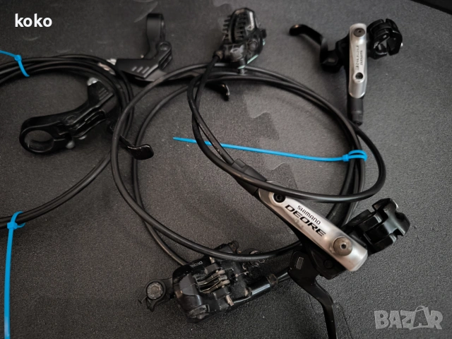Спирачки хидравлични и механични deore Shimano tektro, снимка 3 - Части за велосипеди - 55287312
