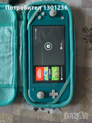 Nintendo Switch LITE + 128 gb Micro SD карта и 6 игри, снимка 10 - Nintendo конзоли - 54809794
