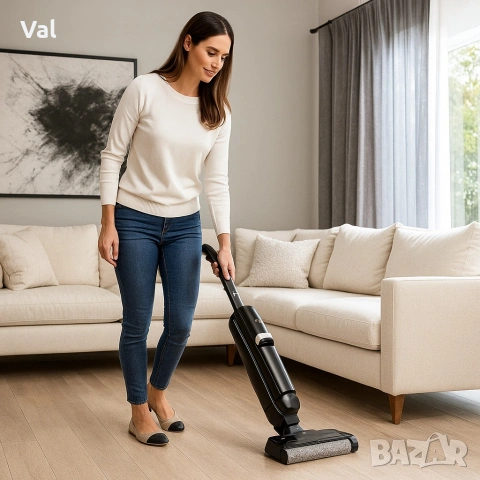Midea Vacuum Cleaner MX10EUBK – 2 в 1 безжична прахосмукачка и моп, снимка 3 - Прахосмукачки - 54907437