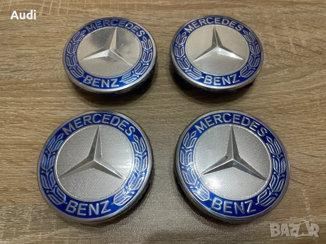 Капачки за джанти Mercedes 75mm Капачки за джанти Мерцедес 75мм, снимка 5 - Аксесоари и консумативи - 55647452