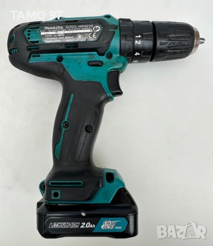Makita HP331D - Акумулаторен ударен винтоверт 12V 2.0Ah, снимка 2 - Винтоверти - 54221865