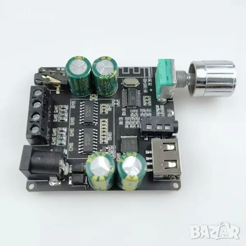 Hi-Fi Bluetooth 5.0 стерео усилвателен модул 2x100W Клас D – за автомобил, DIY проекти 10115, снимка 18 - Друга електроника - 54658333