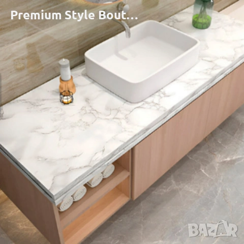 Мраморно самозалепващо фолио за обновяване на дома – водоустойчиво, здраво, практично, снимка 11 - Други - 54038206