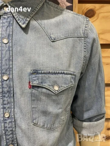 Дънкова риза Levi’s, снимка 3 - Ризи - 55600862