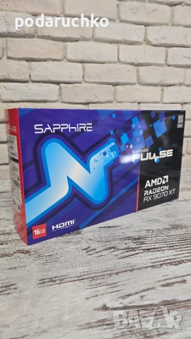 Видеокарта SAPPHIRE Pulse Radeon RX 9070 XT, 16GB, 256-bit, снимка 2 - Видеокарти - 55225321
