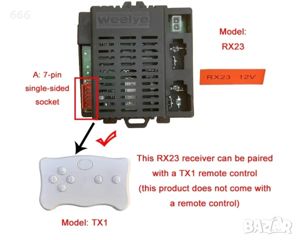 2.4G Bluetooth дистанционно управление и приемник, снимка 4 - Друга електроника - 55517553