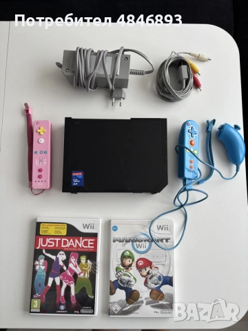 Продавам Nintendo Wii + игри