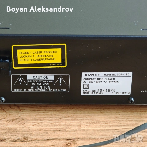 Sony CDP-195, снимка 10 - Декове - 55071453