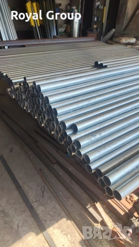 Поцинковани тръби - колове за ограда със 3 дупки двустранно. Дължина 2 м , снимка 8 - Огради и мрежи - 54161592