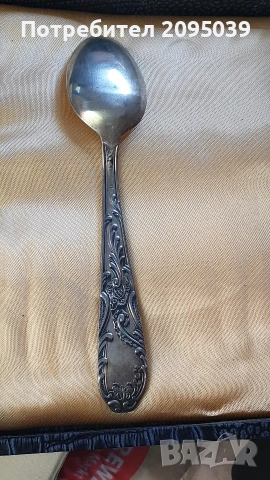 Посребрени лъжици., снимка 4 - Антикварни и старинни предмети - 54317335