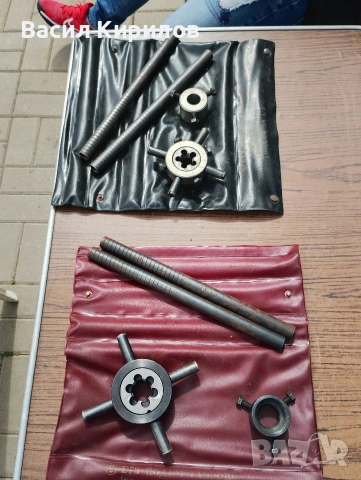 Плашка с държач 1/2 и 3/4, снимка 6 - Други инструменти - 54218634