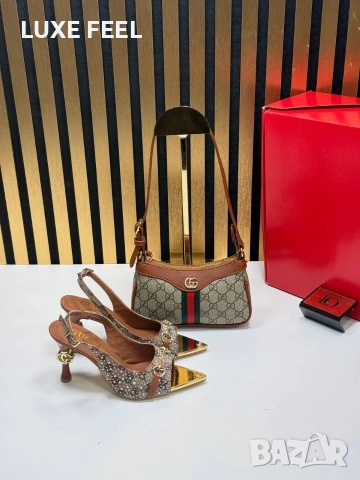 Gucci ⚜️Prada ⚜️Yves Saint Laurent ⚜️ Дамски Сандали 36-41н , снимка 4 - Сандали - 55251844