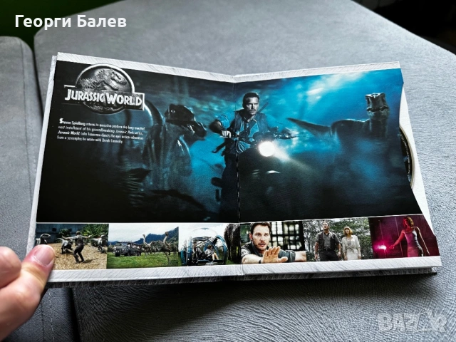 Jurassic Park Limited edition booklet+ Jurassic World Blu-ray без бг субтитри, снимка 8 - Blu-Ray филми - 54788663