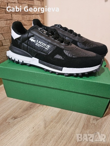Мъжки обувки маратонки Lacoste 43 и 44 номер, снимка 2 - Маратонки - 54614502