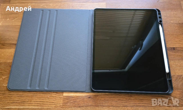 iPad Pro 12.9-inch (3rd generation) + Apple Pen + калъф - като нов