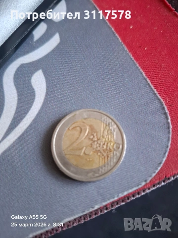 Рядка Монета 2003г Евро по договаряне, снимка 2 - Колекции - 53968728