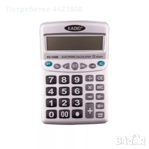 Професионален калкулатор KADIO KD-1048B, снимка 2 - Друга електроника - 54947938