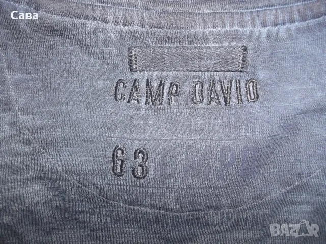 Тениски CAMP DAVID  мъжки,ХЛ-2ХЛ  /синя,розова,черна/, снимка 5 - Тениски - 55343168