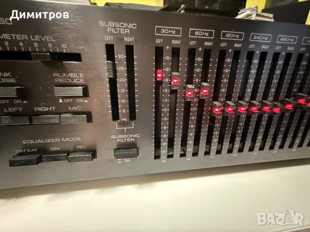Yamaha GE-60 Equaliser , снимка 5 - Ресийвъри, усилватели, смесителни пултове - 54470508