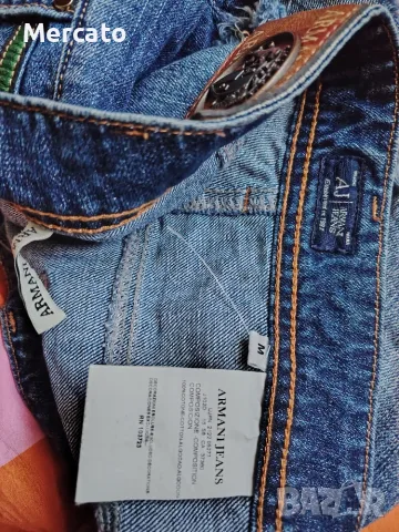 Armani Jeans къси дънкови панталони, снимка 5 - Къси панталони и бермуди - 55544169