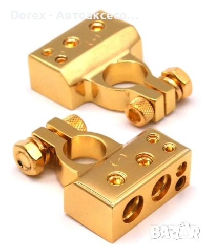 Клеми за акумулатор за музика (+ / –) комплект, снимка 2 - Аксесоари и консумативи - 54208766