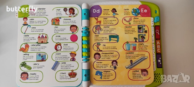 Vtech Детски електронен речник A-Z, английски език, снимка 4 - Музикални играчки - 55026981