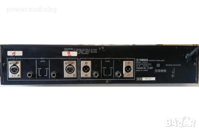 Продавам стерео графичен еквилайзер Yamaha Q2031B Stereo, снимка 6 - Еквалайзери - 55383232