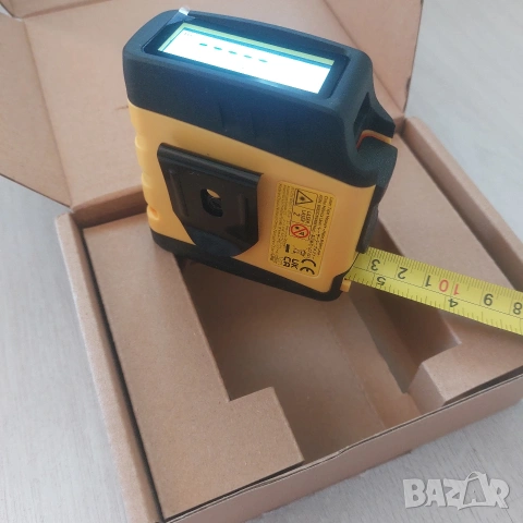 Професионална Акумулаторна Лазерна Ролетка 2-в-1 Amazon Basics | 40м Лазер + 5м Лента | Micro USB, снимка 6 - Други инструменти - 54383478