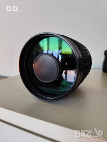Обектив Hanimex 500 F8 (резба М42) Mirror Lens, снимка 6 - Обективи и филтри - 54594457