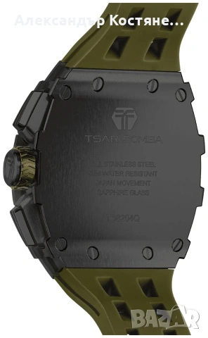 Нов часовник TSAR BOMBA Predator X Limited TB8204QMG - гаранция, снимка 2 - Мъжки - 55213939