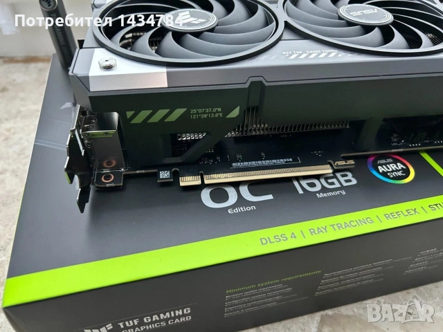 ASUS TUF Gaming GeForce RTX 5070 Ti, снимка 3 - Видеокарти - 54981917