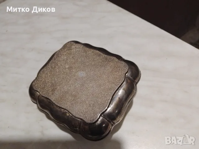 винтидж кутия за бижута Godinger Silver Art Co. посребрена 130х115х48мм и вътре 96х80х38мм, снимка 7 - Други - 55425723