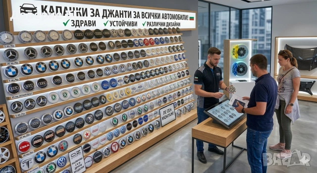 Обнови визията на колата си! Капачки за джанти за ВСИЧКИ марки! 