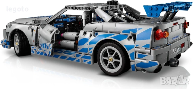 НОВО ЛЕГО 42210 Техник - Бързи и яростни 2 Нисан Скайлайн GT-R LEGO 42210 TECHNIK - Skyline GT-R, снимка 3 - Конструктори - 55108851