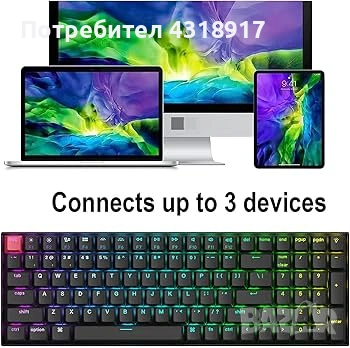 Геймърска клавиатура Keychron K4 version 3 , снимка 4 - Клавиатури и мишки - 54438512