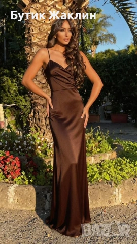 Дамски рокли сатен