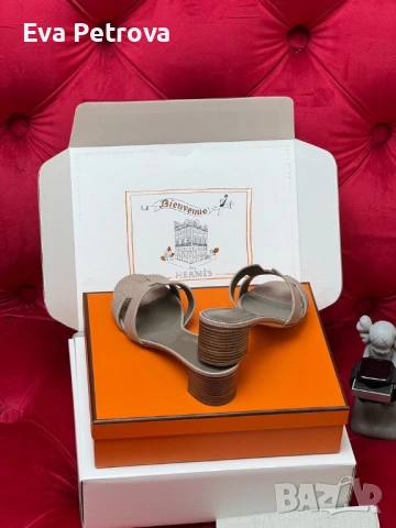 Hermes Oran 39,40 дамски чехли, снимка 7 - Чехли - 54608300