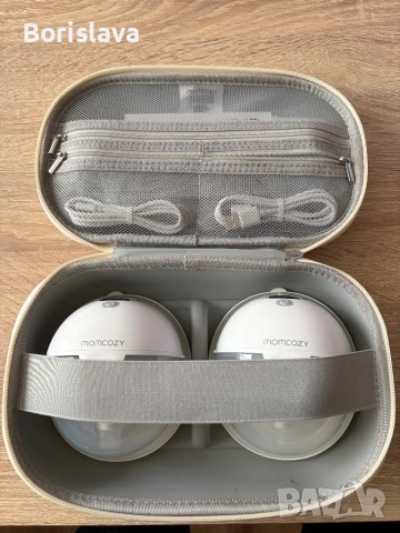 Двойна електрическа помпа за кърма Momcozy M5 Hands-Free + подарък - пликове за кърма  kikka boo, снимка 2 - Помпи за кърма - 54015686
