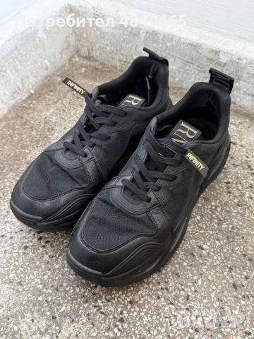 Оригинални EA7 Emporio Armani Infinity / Triple black + Gold, снимка 2 - Маратонки - 54701152