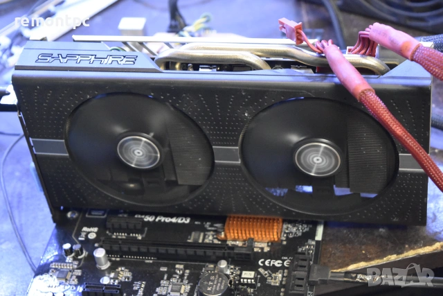Sapphire Nitro + Radeon RX 580 8GD5 Видео карта 8 GB топ изпълнение, снимка 6 - Видеокарти - 55130424