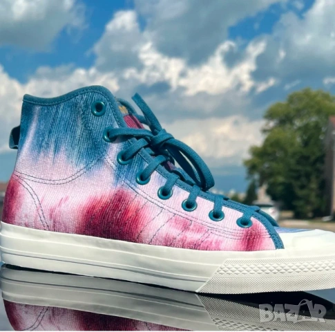 кецове Adidas Nizza High RF „Victory Crimson Orbit Indigo“ номер 46 2/3, снимка 5 - Кецове - 54371710