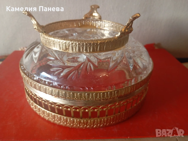 Винтидж купа,фруктиера,бонбониера, снимка 5 - Други ценни предмети - 54932838